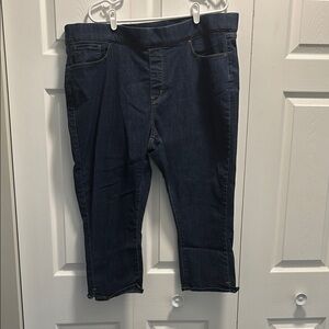 Signature by Levi Strauss Blue Ankle Cropped Jeans